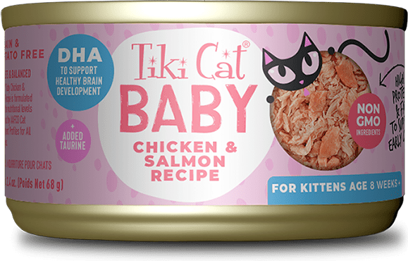Tiki Cat Baby Kitten Whole Foods With Chicken & Salmon Recipe
